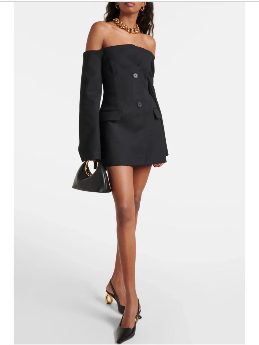 SIR Sandrine Off-shoulder Blazer Dress